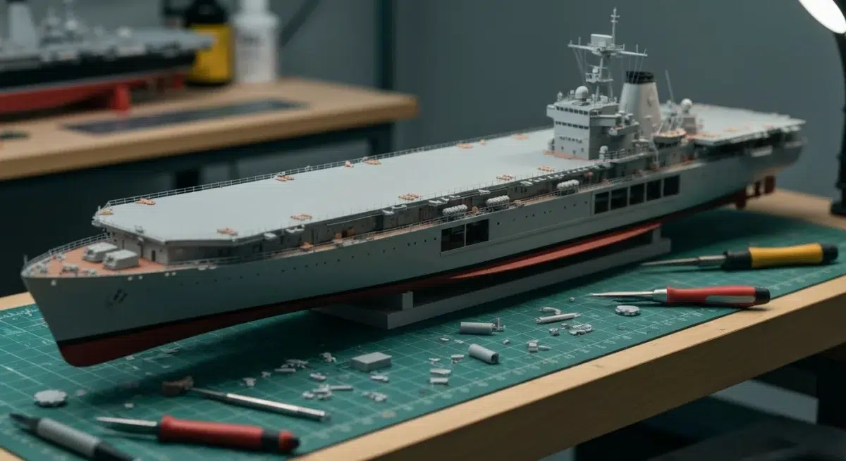 Portaerei in Modellismo Navale: Tecniche di Costruzione Avanzate — modello in scala