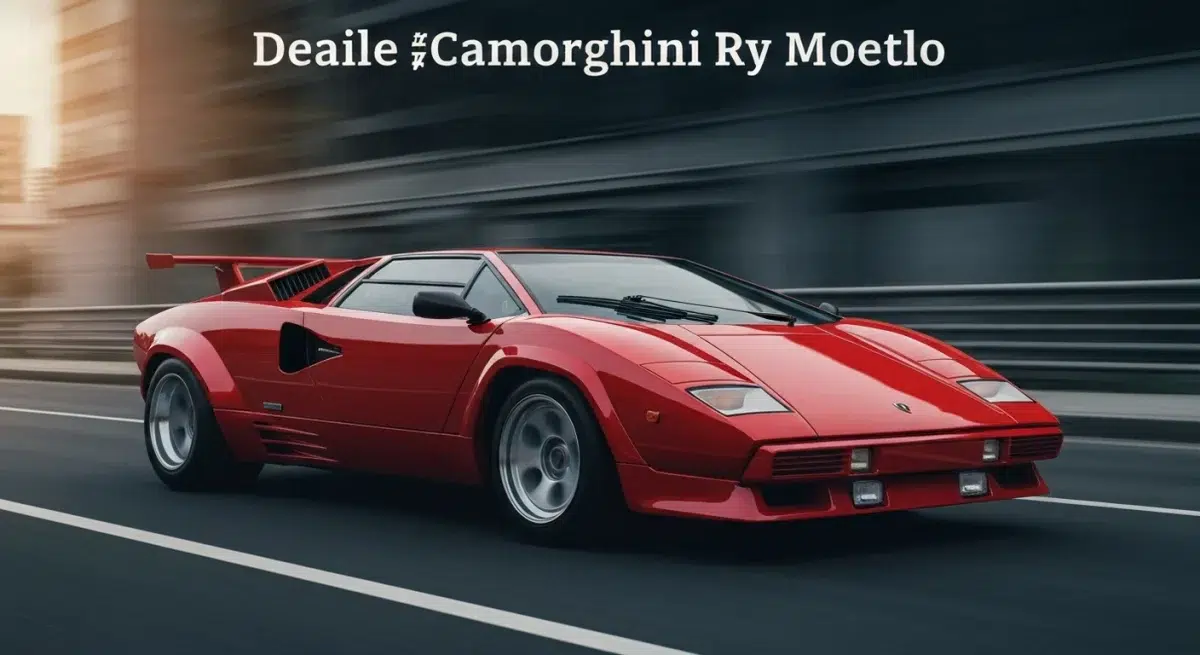 Lamborghini Countach: Icona Supercar in Scala 1/18 — modello in scala