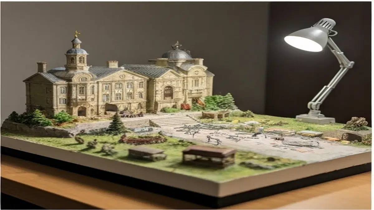 Diorama Battaglia di Stalingrado: Costruzione e Dettagli Storici — modello in scala