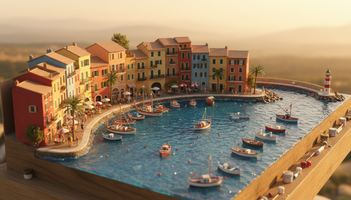 Come Costruire un Diorama Portuale Mediterraneo — modello in scala