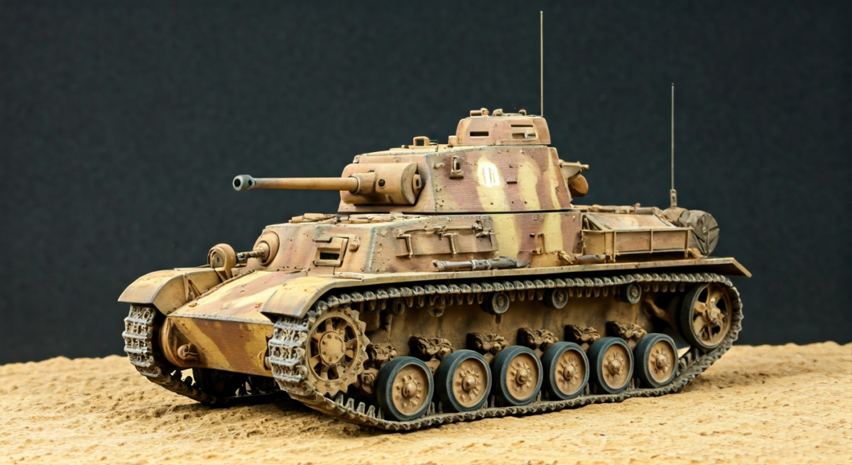 Carro Armato M13/40: L’Icona Italiana del Deserto Africano — modello in scala