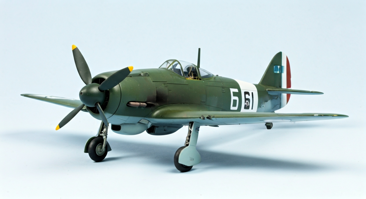 Macchi MC.202 Folgore: Il Caccia Italiano in Scala — modello in scala riprodotto in dettaglio