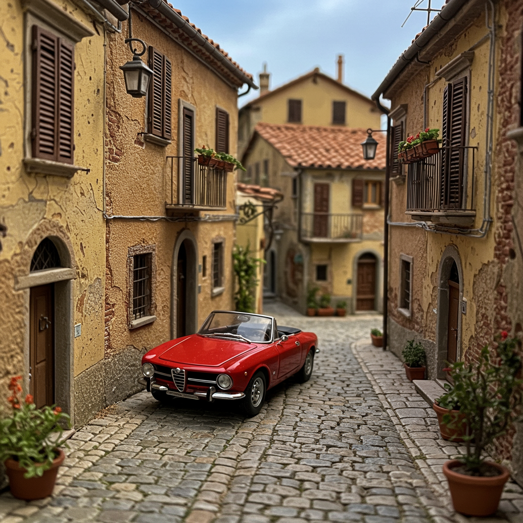 Diorami Italiani: L’Arte di Ricreare il Mondo in Miniatura — modello in scala