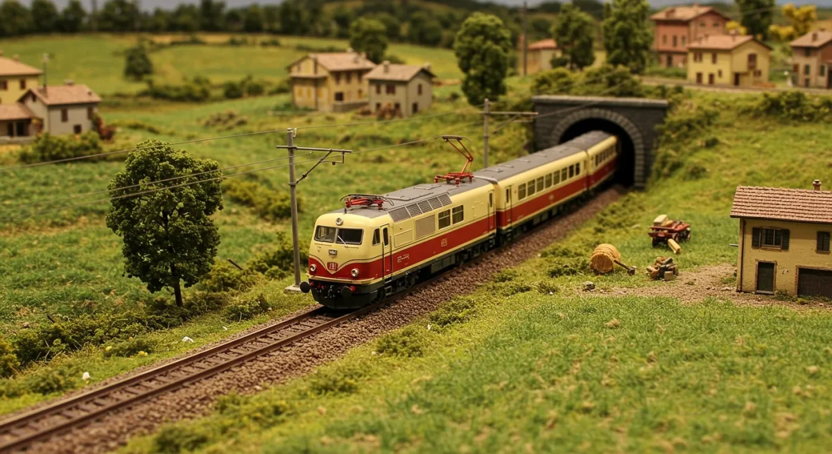 ETR 300 Settebello: Il Treno Piu Elegante d Italia in Scala — modello in scala